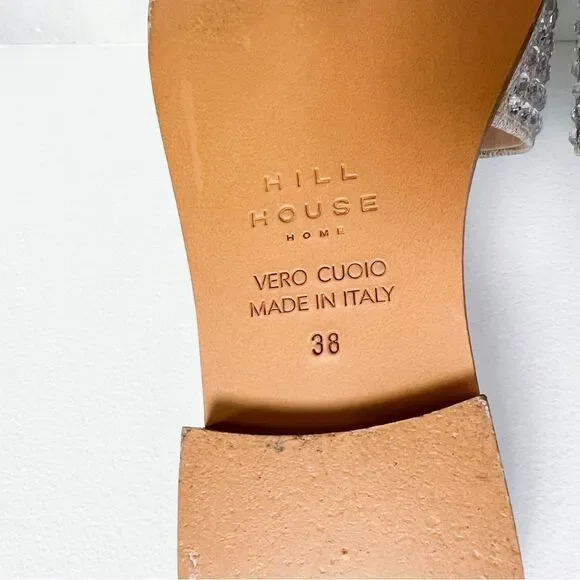 Hill House Silver Studded Slide Sandals - The City Slide - Picture 11 of 14